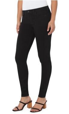 Liverpool Los Angeles High Rise Black Ankle Skinny Jeans Petite 2/26
